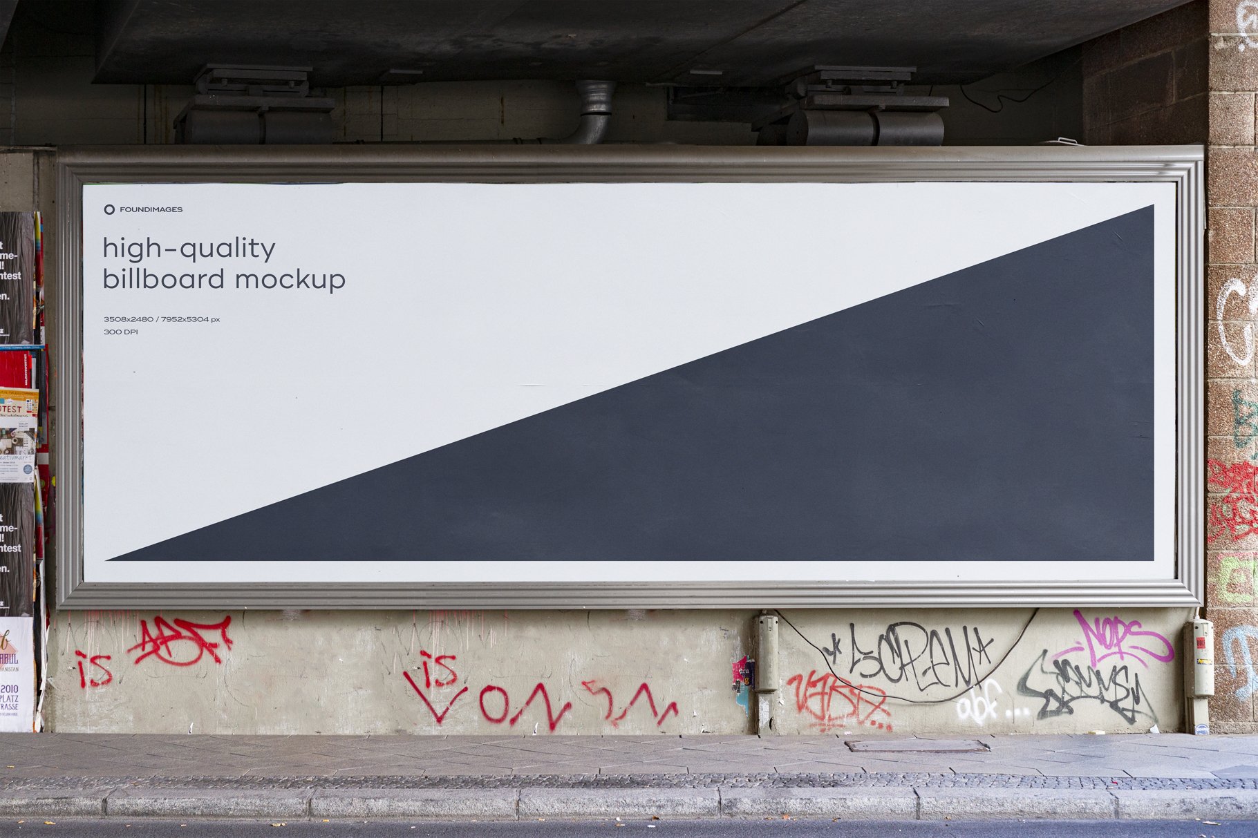 Billboard Mockup Template Bundle preview image.