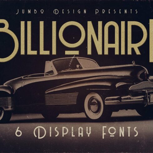 Billionaire - Display Font cover image.