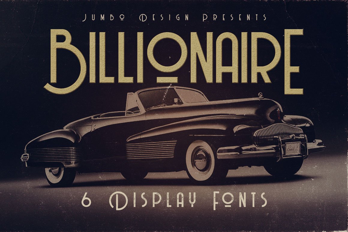 Billionaire - Display Font cover image.