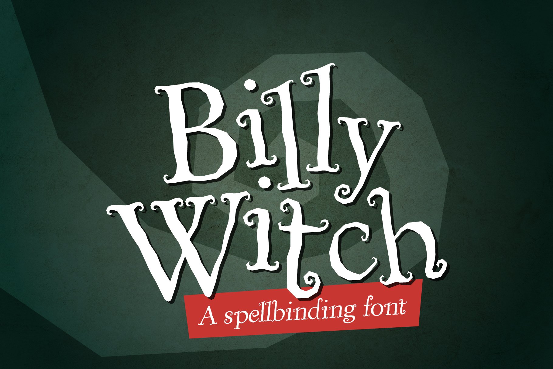Billy Witch -spellbinding serif font cover image.