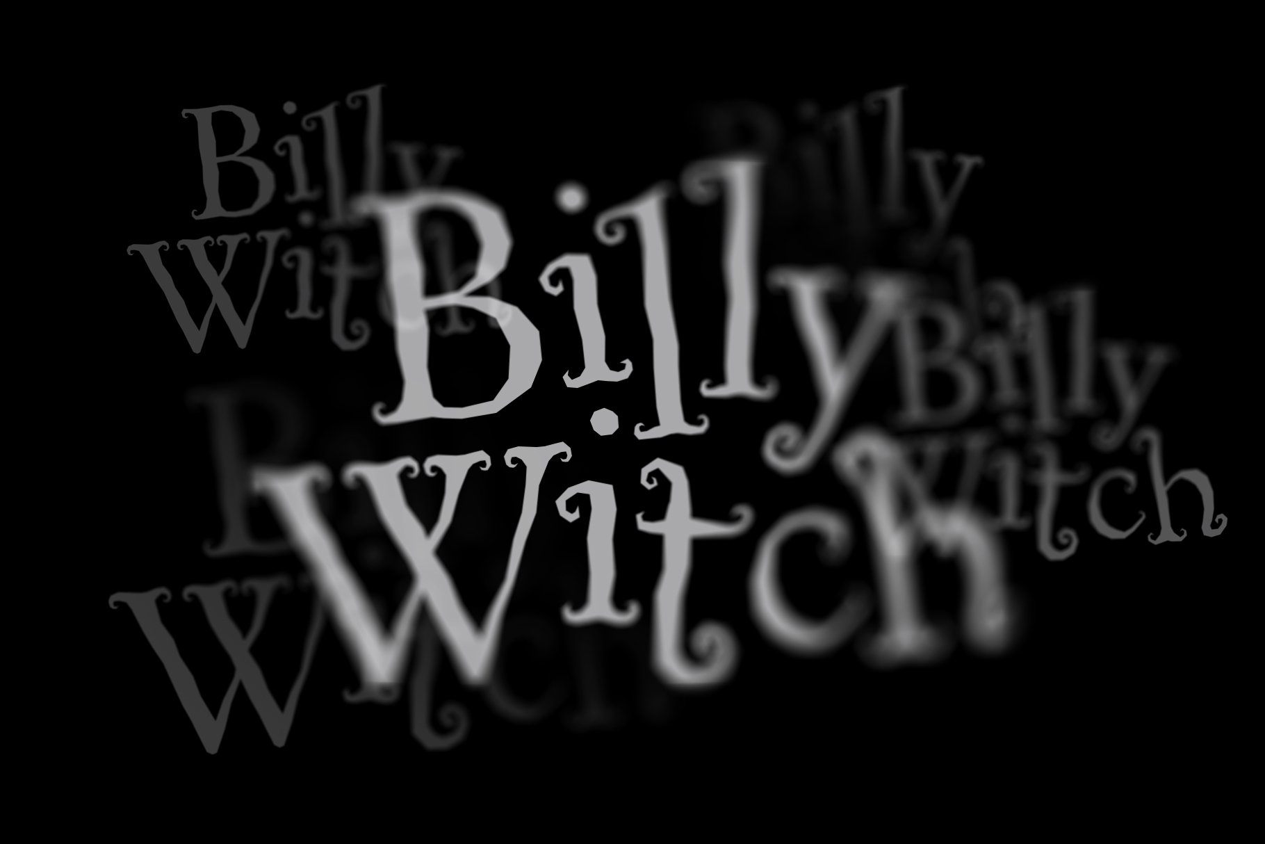 Billy Witch -spellbinding serif font preview image.