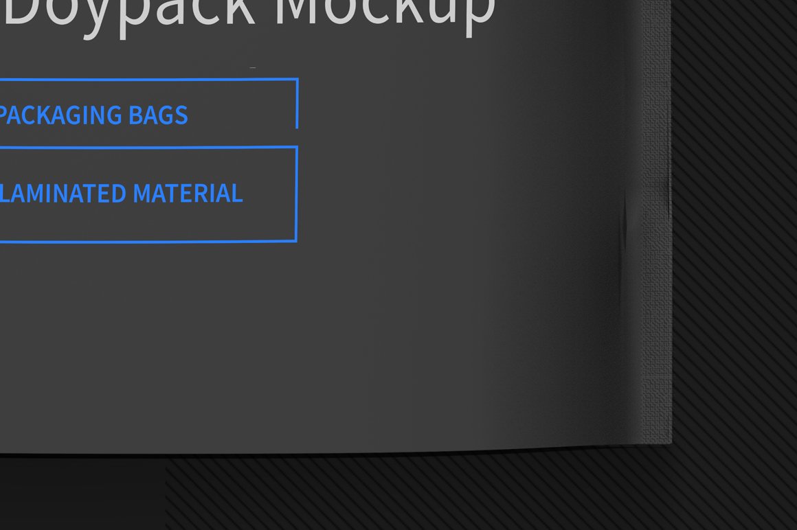 black bag stand up pouch doypack mockup 28729 376