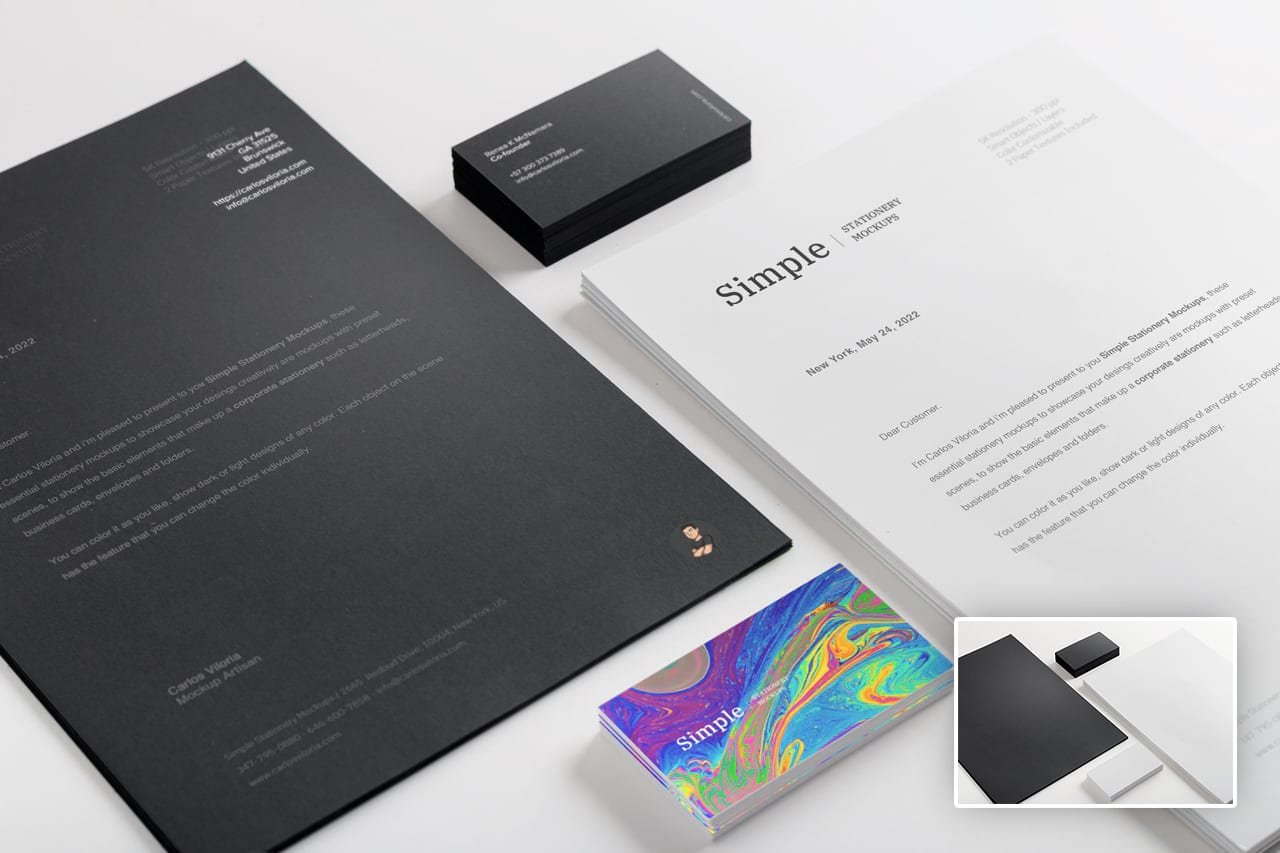 black white stationery mockup 01 560