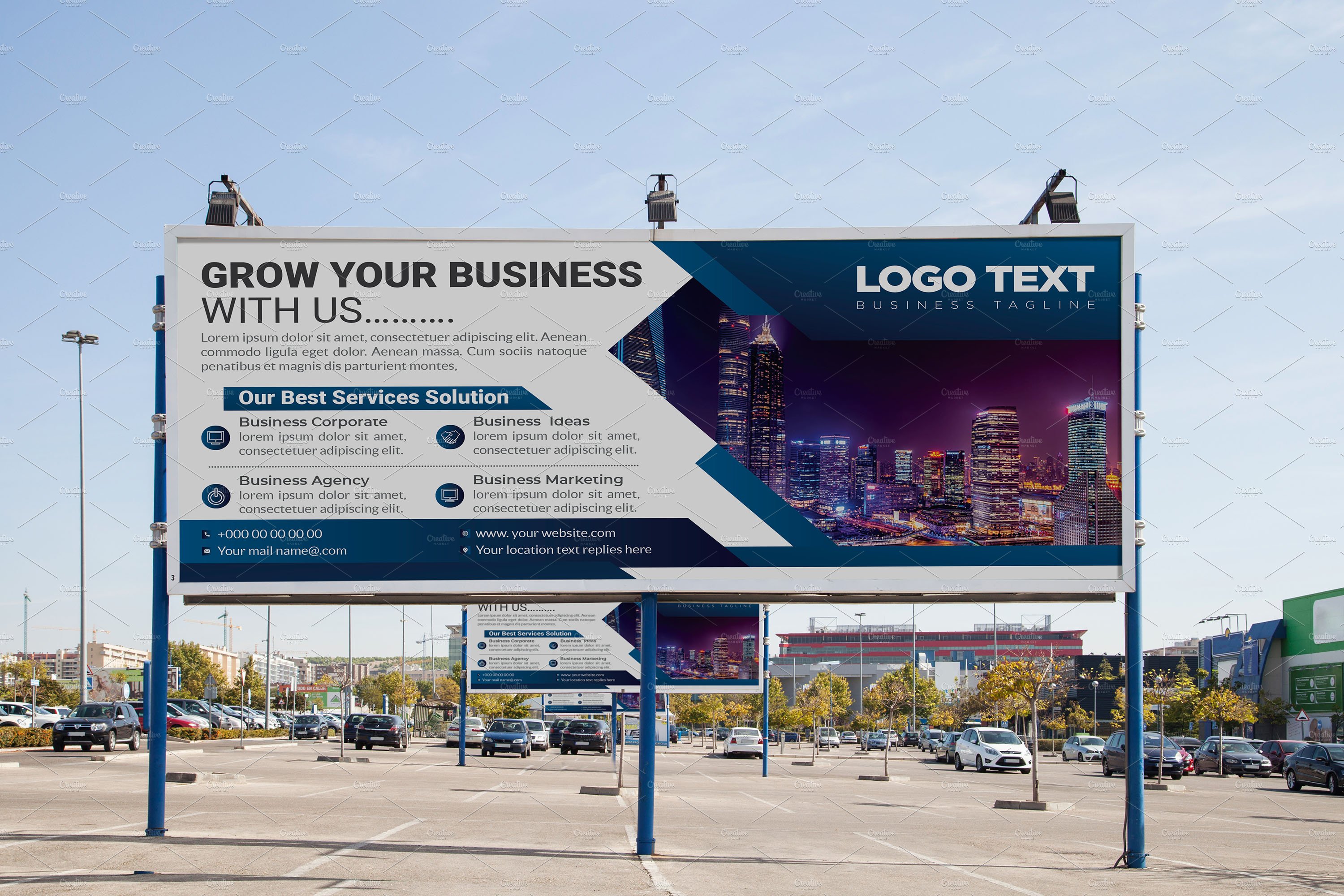 Business Billboard Design preview image.