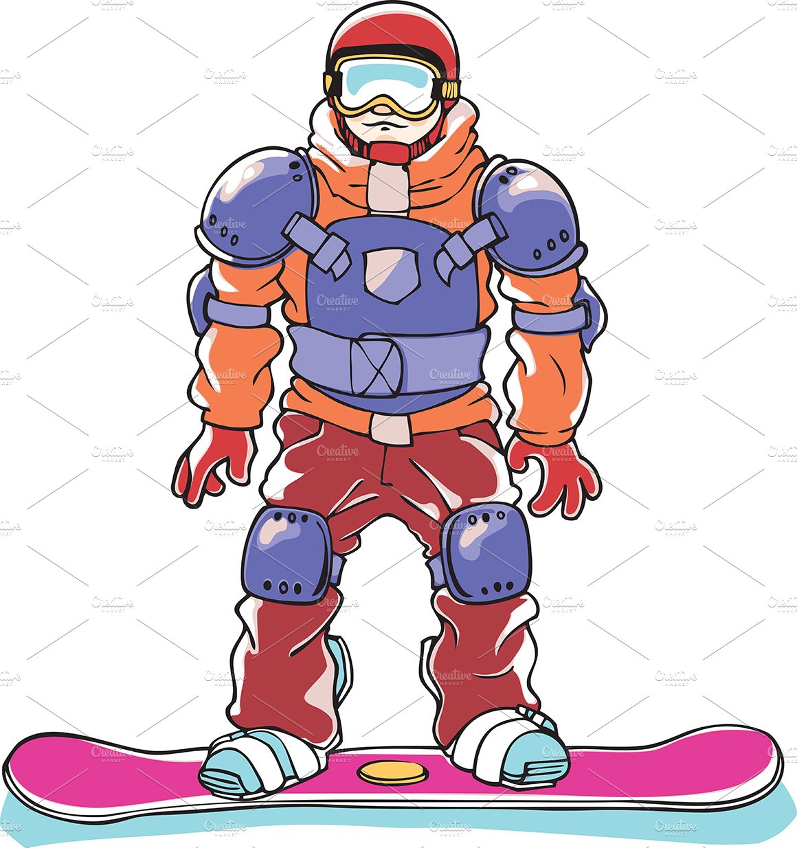 Fully Armored Snowboarder cover image.