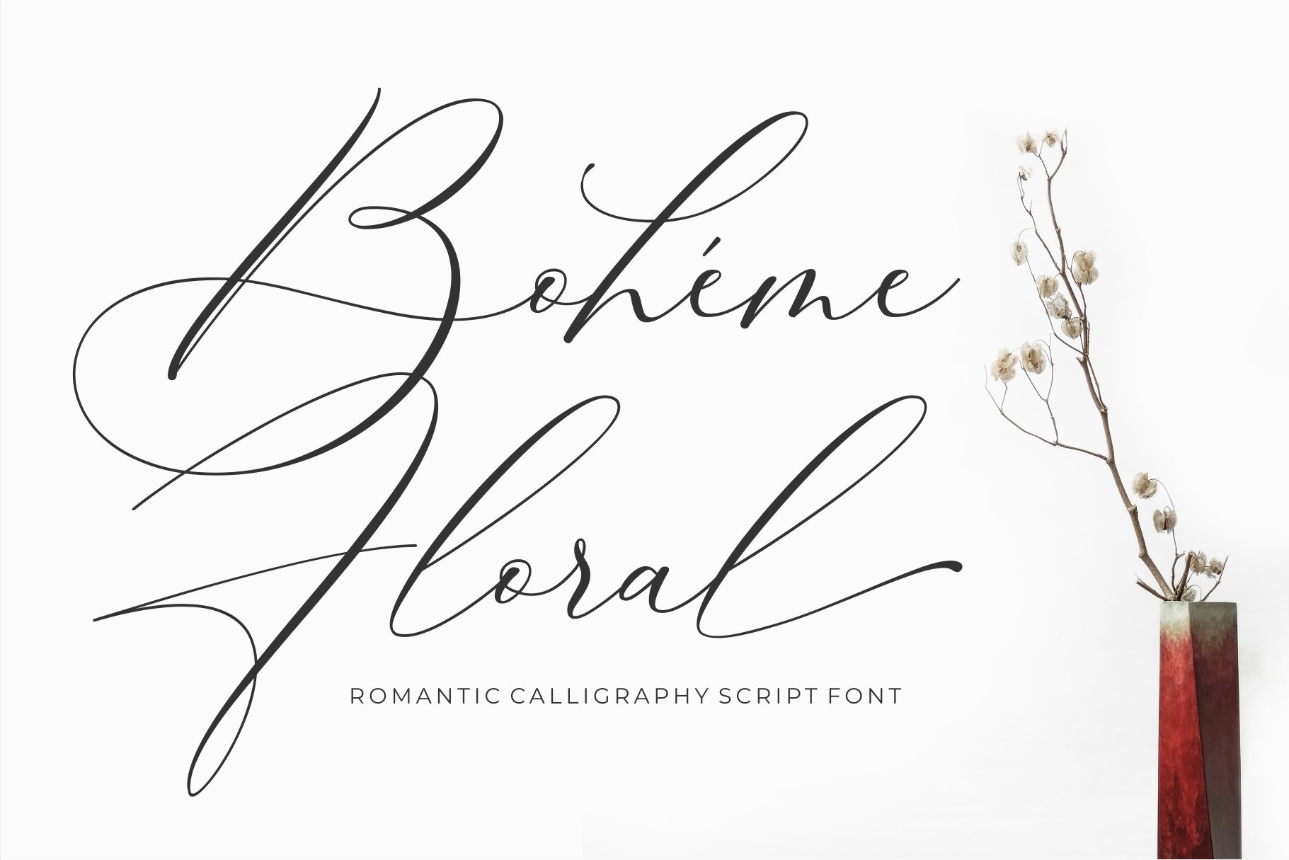 Luxury Font - Boheme Floral cover image.