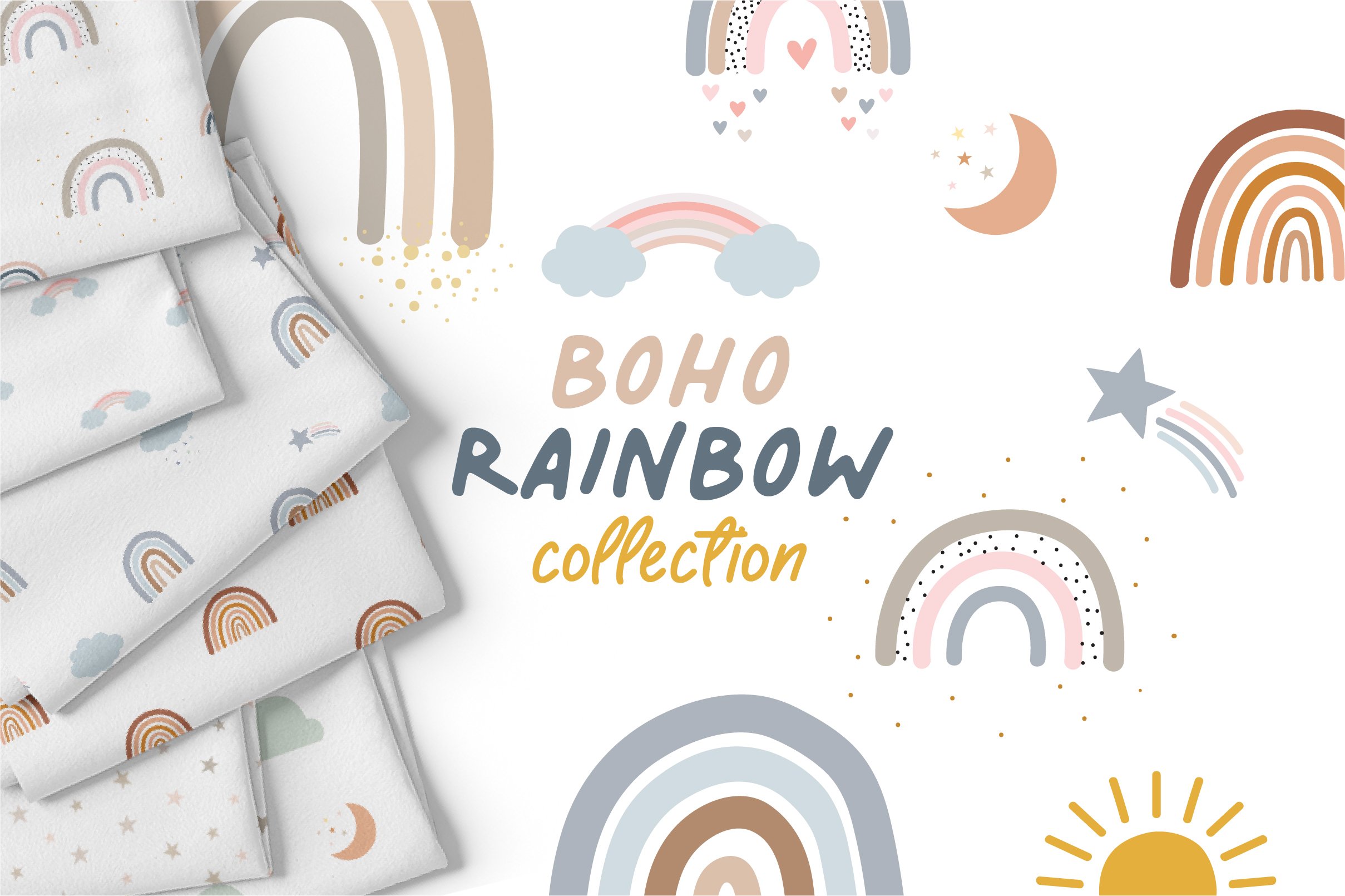 Boho Rainbow | Patterns + Elements cover image.