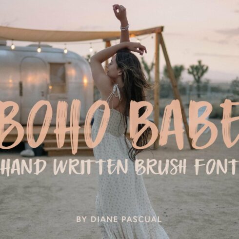 Boho Babe Font cover image.