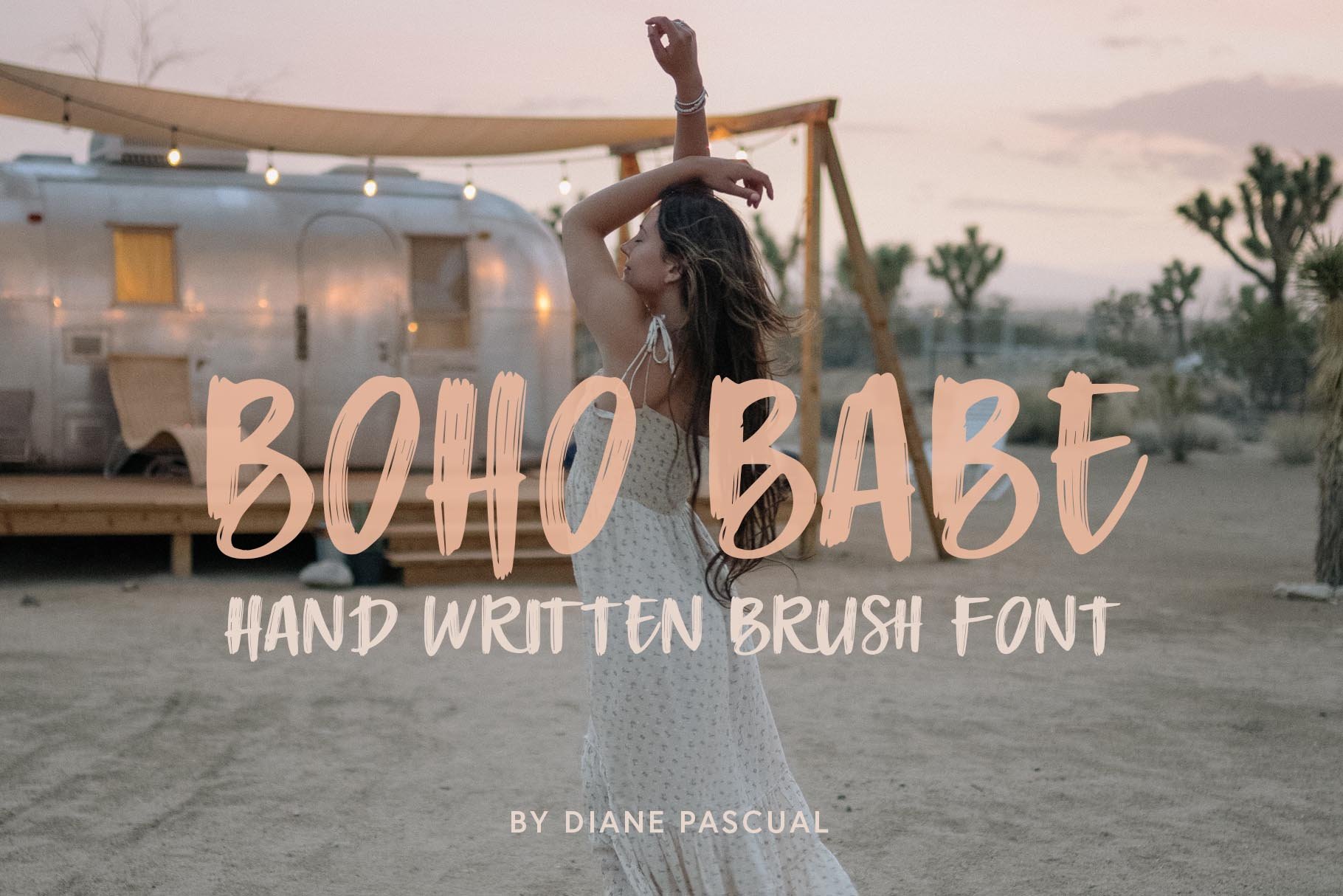 Boho Babe Font cover image.