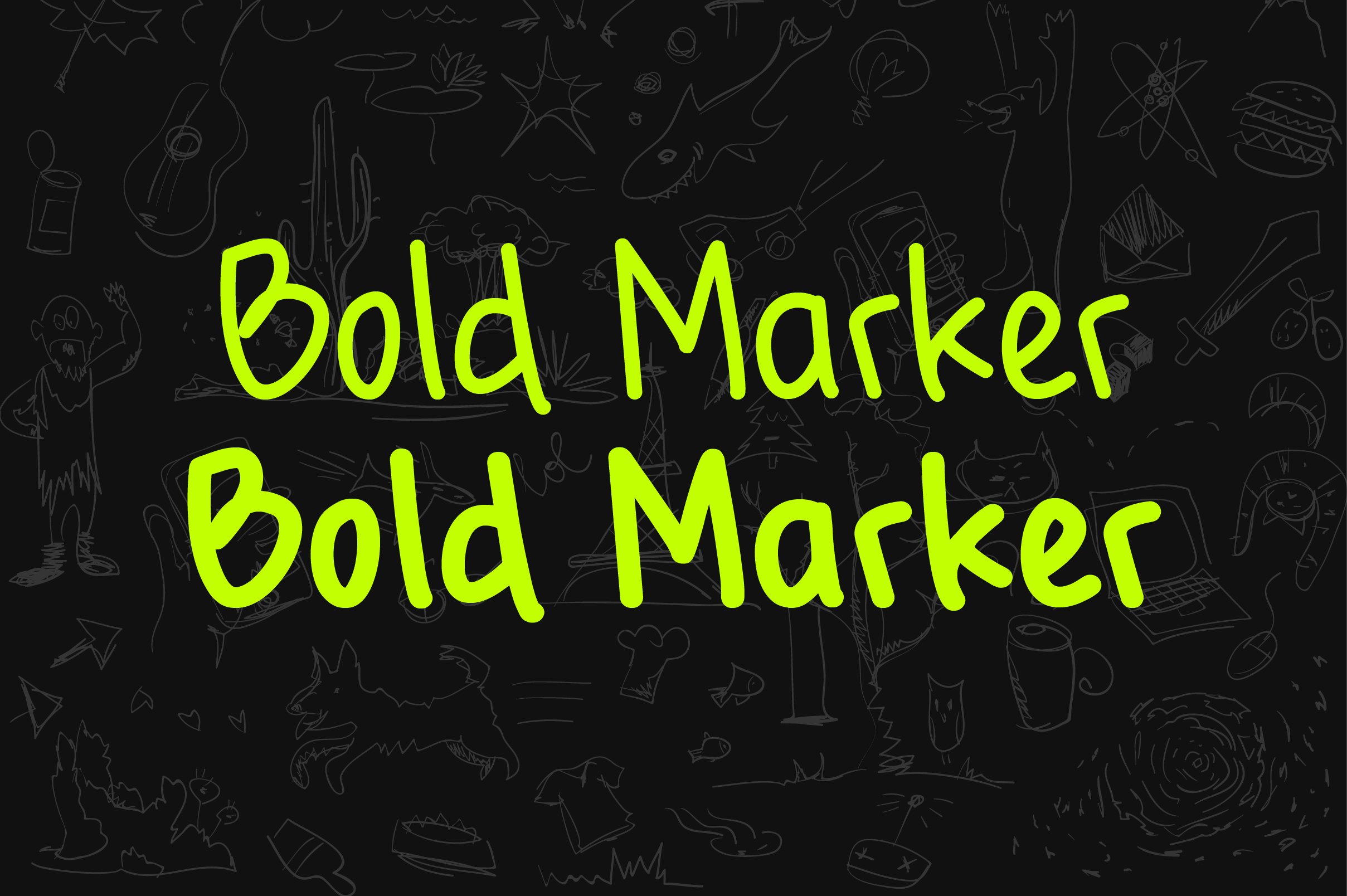 Bold Marker | Natural & Bold Display preview image.
