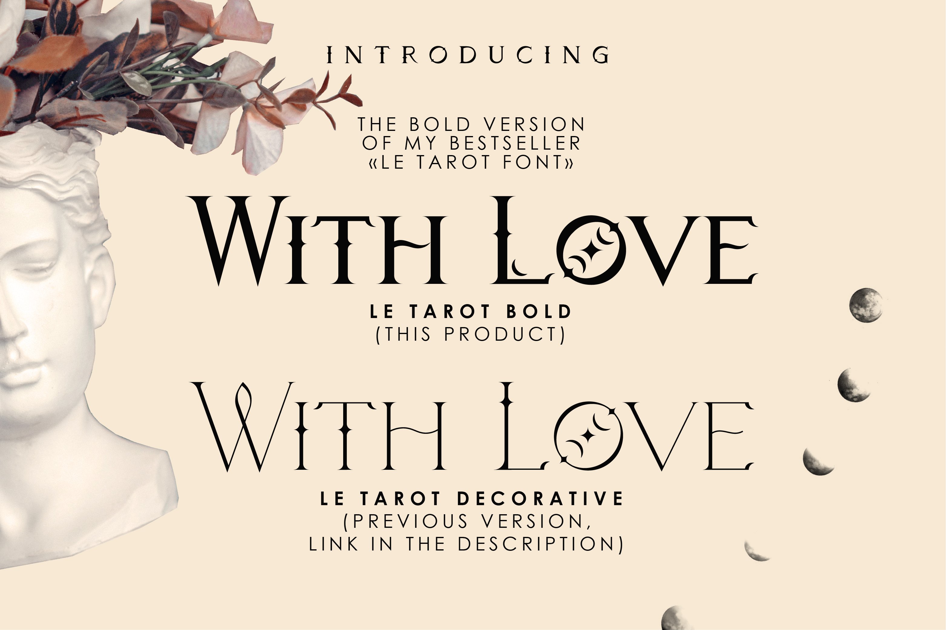Le Tarot Bold - Celestial Serif Font preview image.