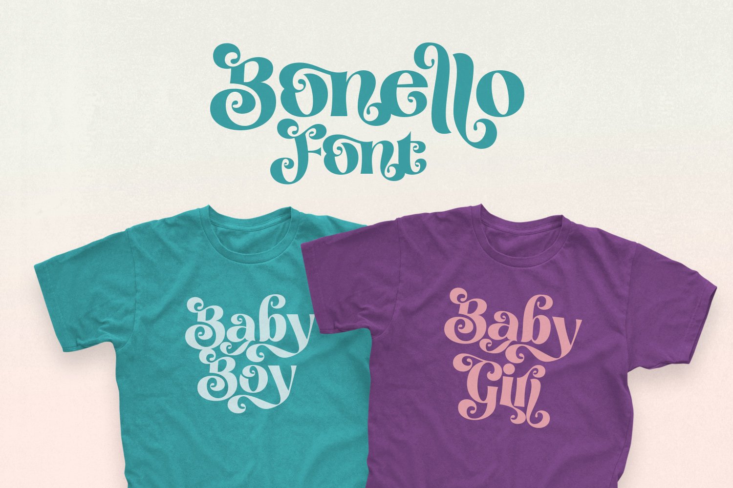 bonello font tshirt design 329