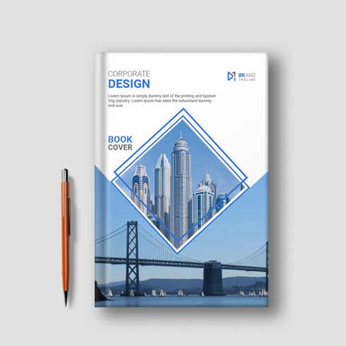 Corporate modern brochure cover design cover image.