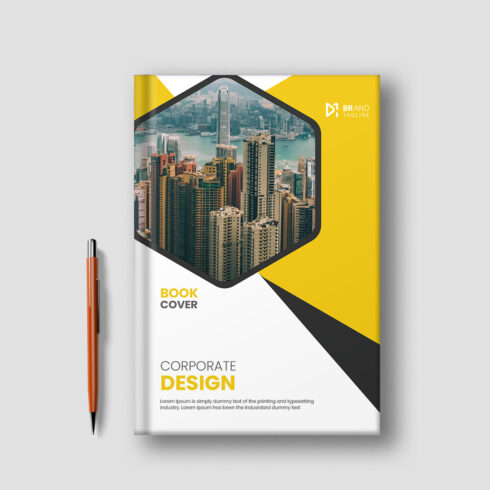 Corporate Modern Book Cover Design Template cover image.