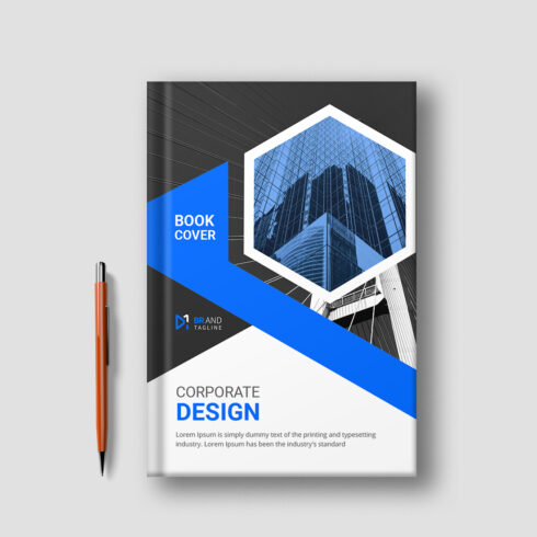 Corporate Book Cover Template cover image.