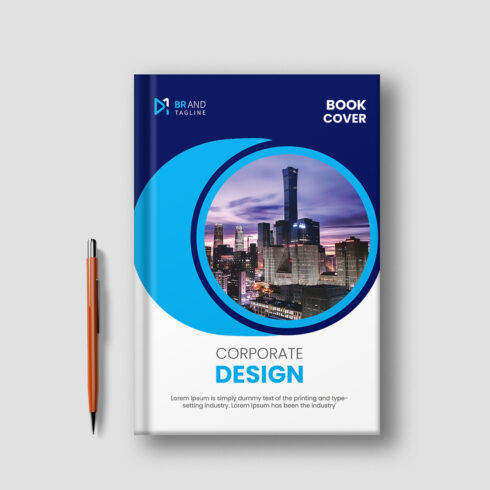 Corporate Business Book Cover Design Template cover image.