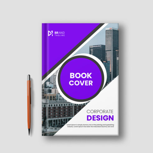 Modern Corporate Book Cover Template Design cover image.