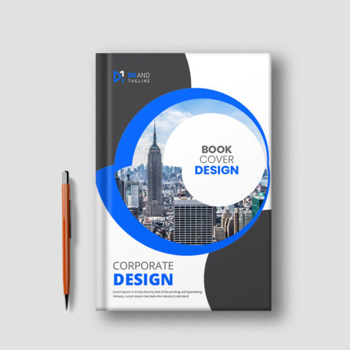 Corporate Book Cover Design Template cover image.