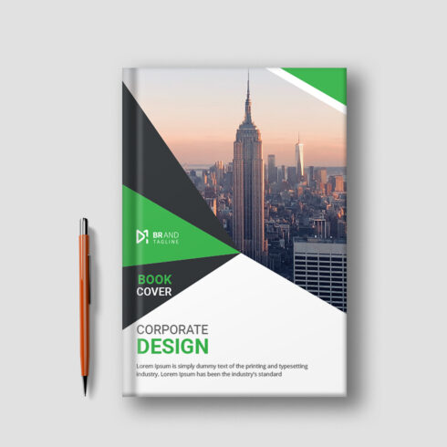 Corporate Book Cover Design Template cover image.