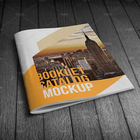 Booklet Catalog Mockup cover image.