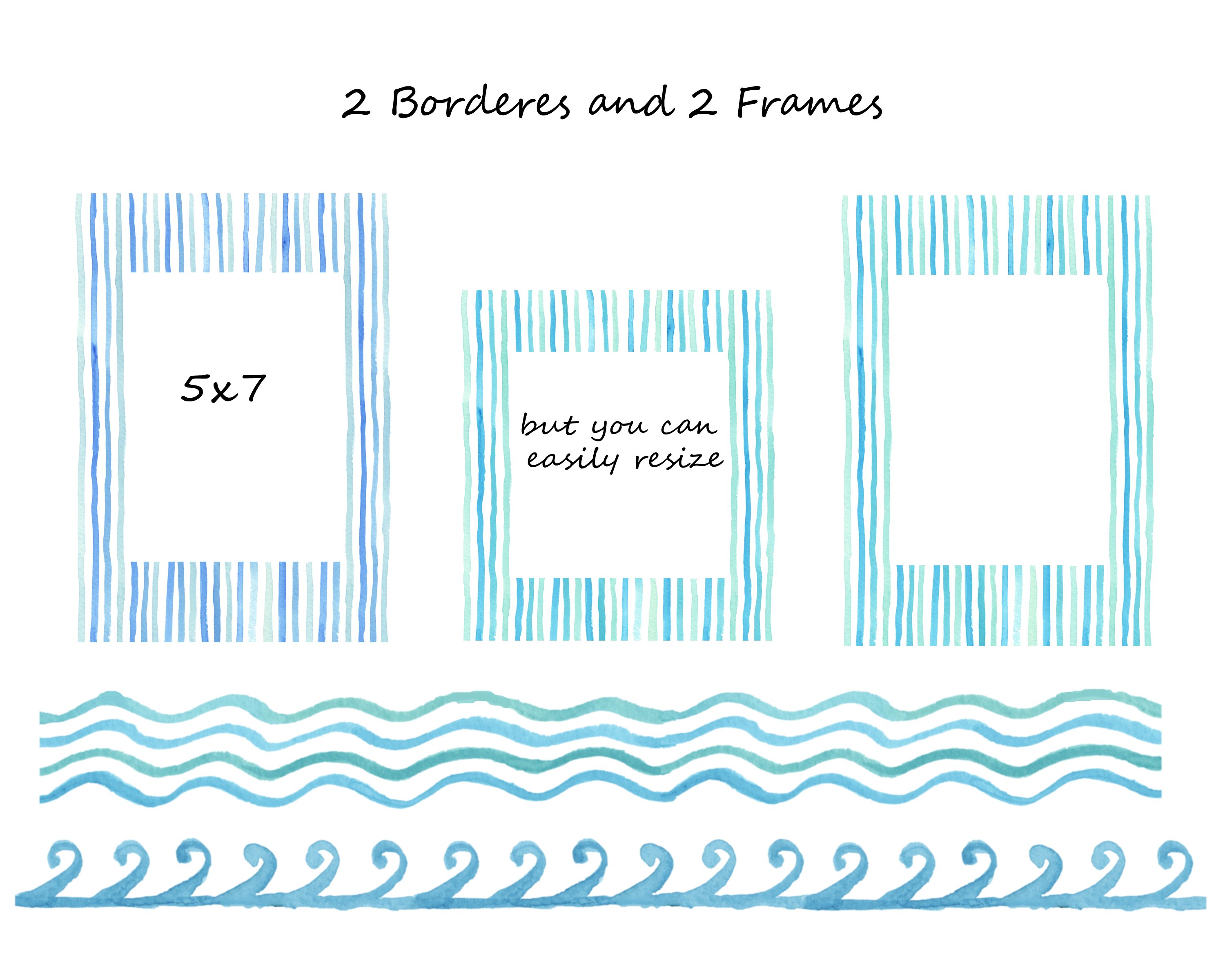 borders and frames elements sheet 927
