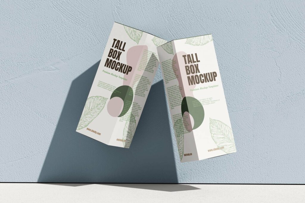 Tall Box Mockup Set – MasterBundles