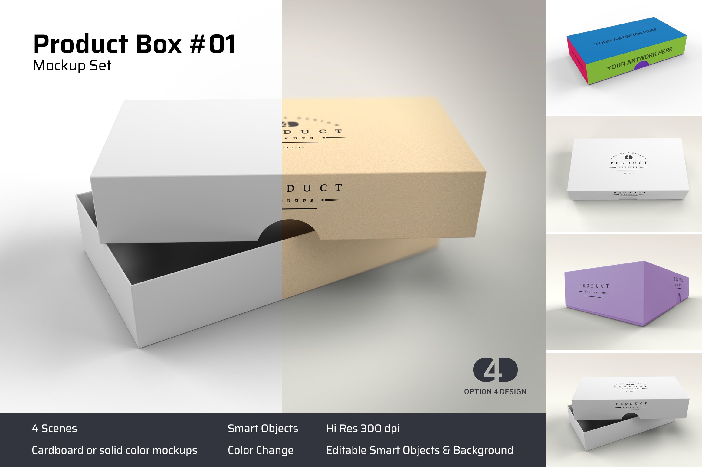 Product Box Mockup #01 cover image.