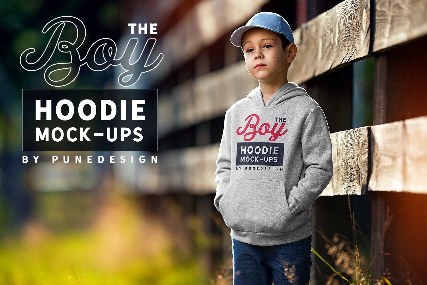 Boy Hoodie Mock-Up cover image.