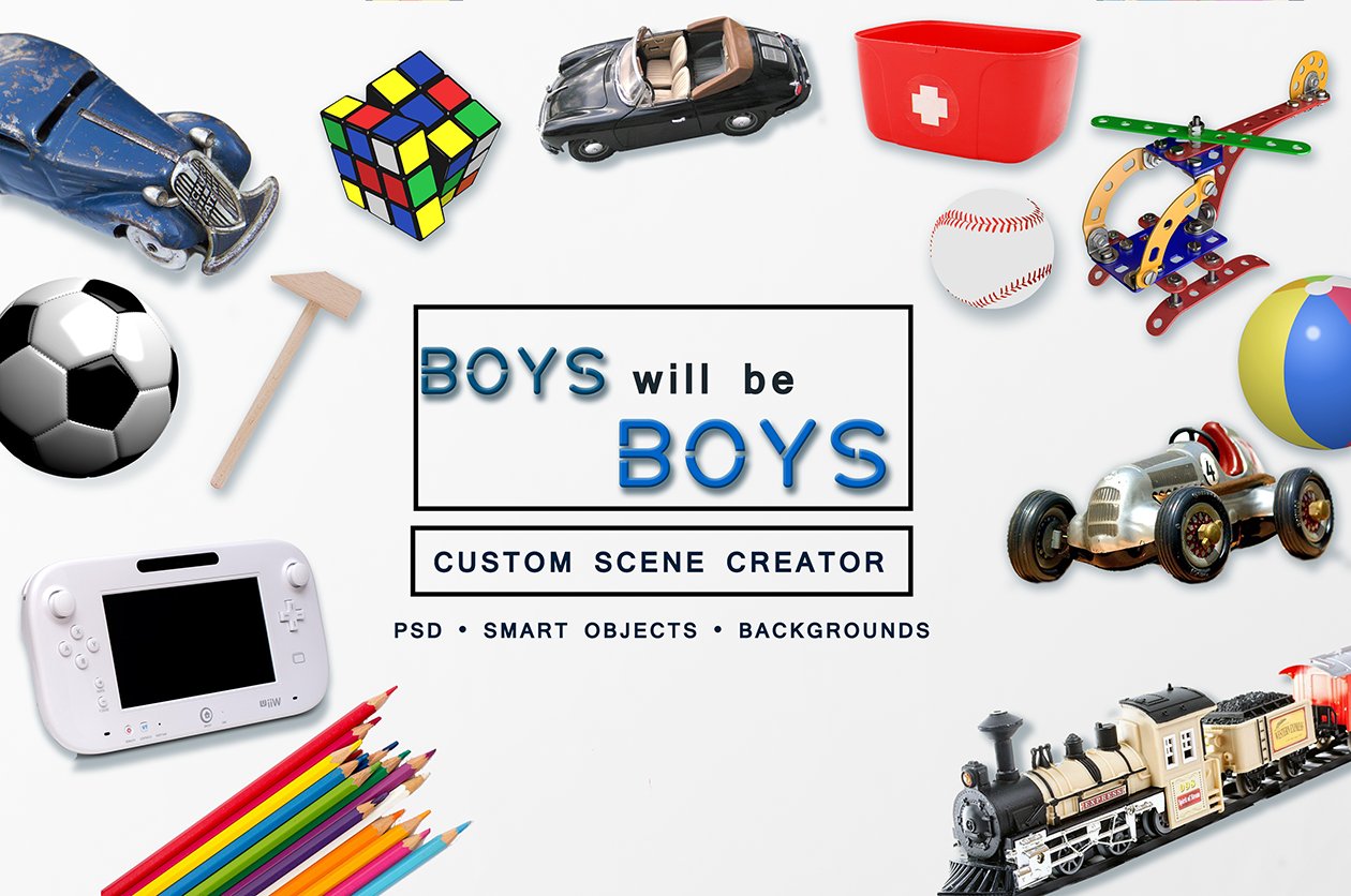 Boys Toys Custom Scene Creator cover image.