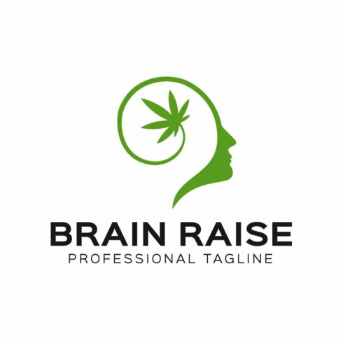 Brain Raise Logo Template cover image.