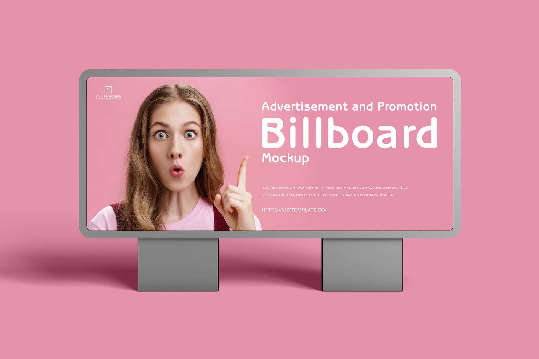 brand advertisement and promotion billboard mockup 882