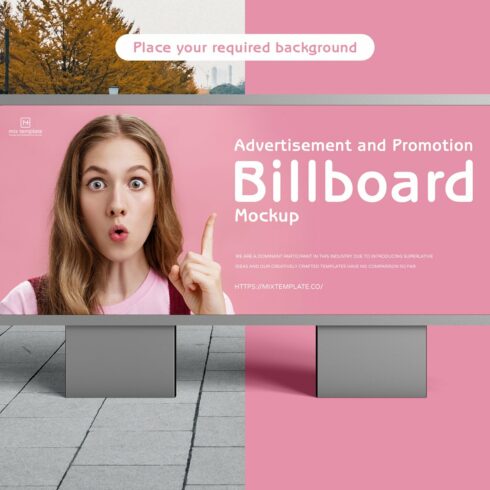 Brand Advertisement Billboard Mockup cover image.