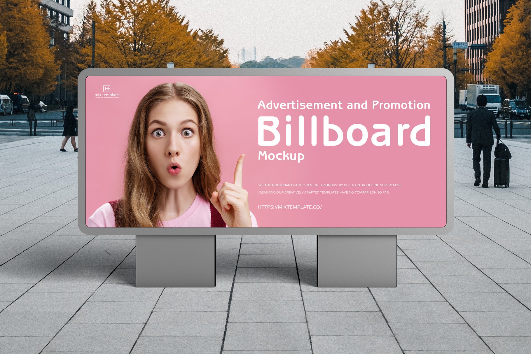 brand advertisement and promotion billboard mockup 3 644