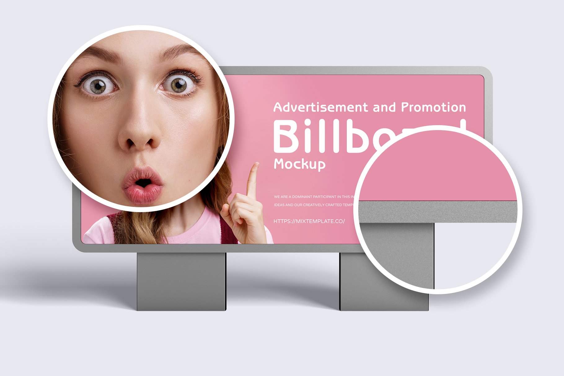 Brand Advertisement Billboard Mockup preview image.