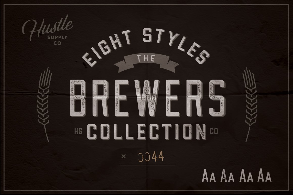 The Brewers Font Collection preview image.
