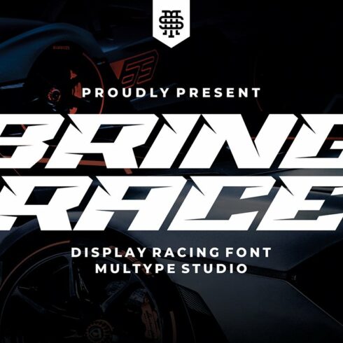 Bring Race Racing Font cover image.