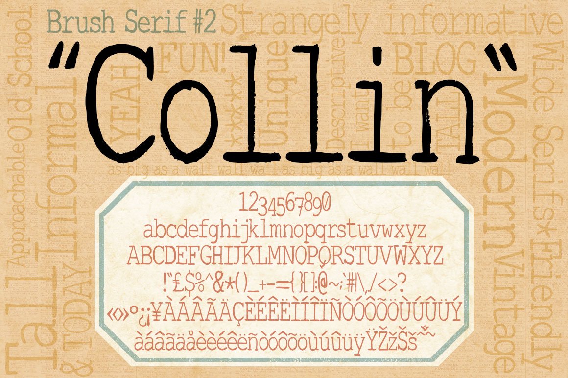brush serif collin 119
