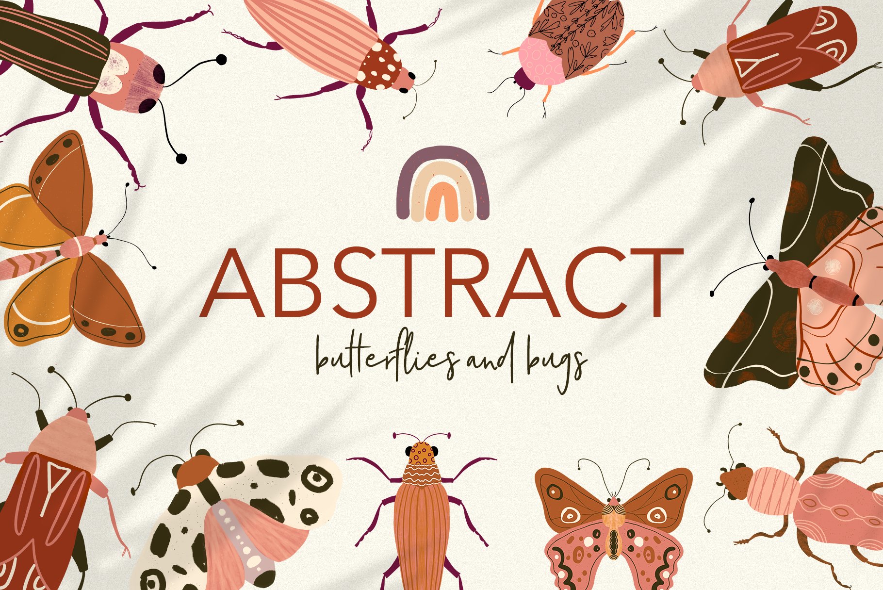 Abstract Butterflies and Bugs cover image.