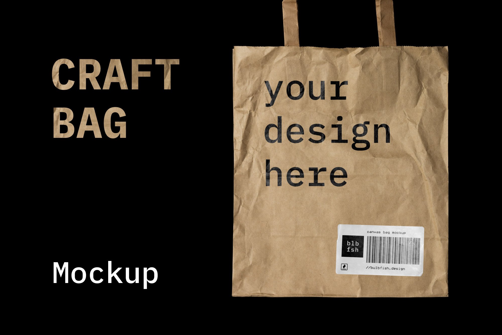 Craft Bag Mockup cover image.
