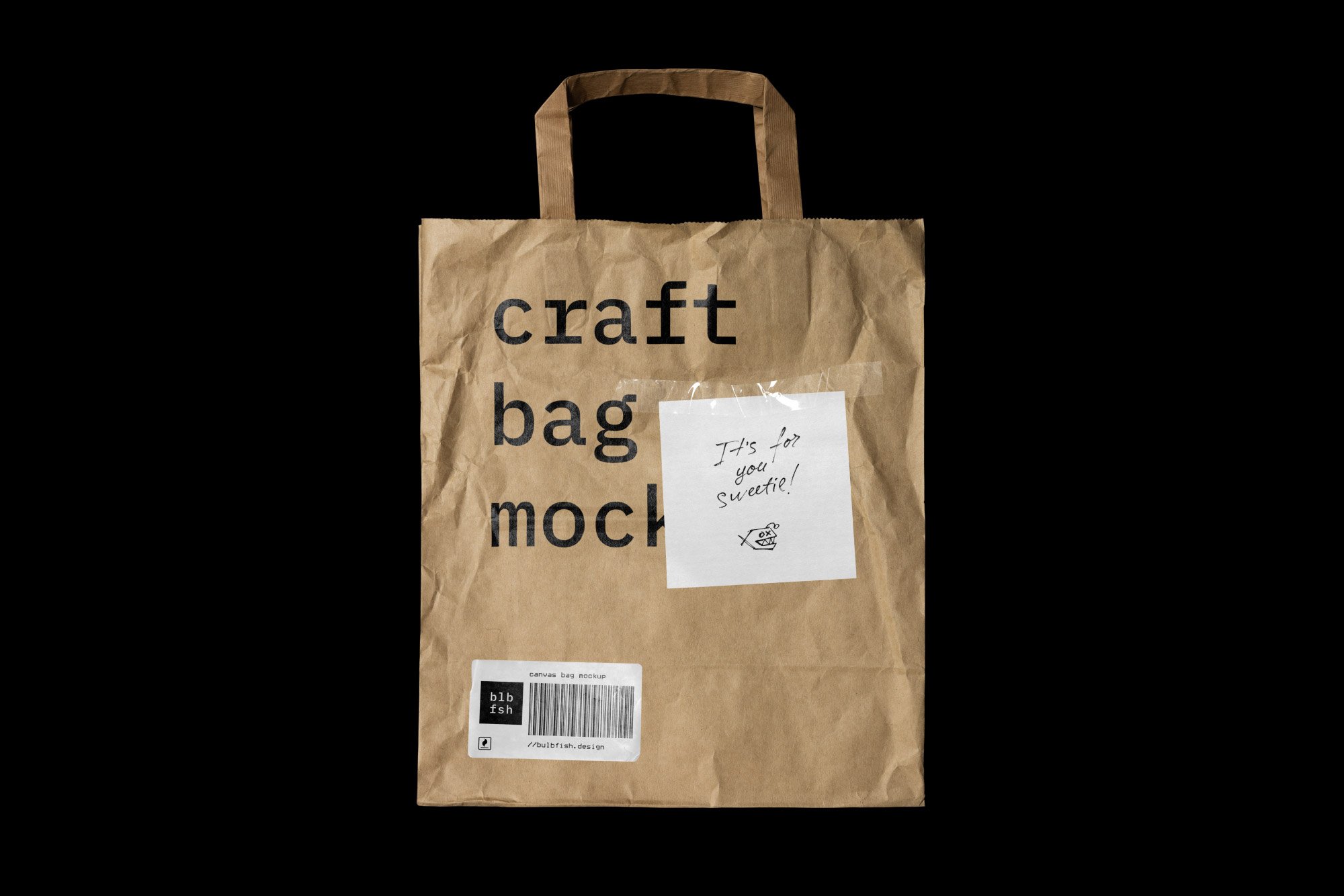 Craft Bag Mockup preview image.
