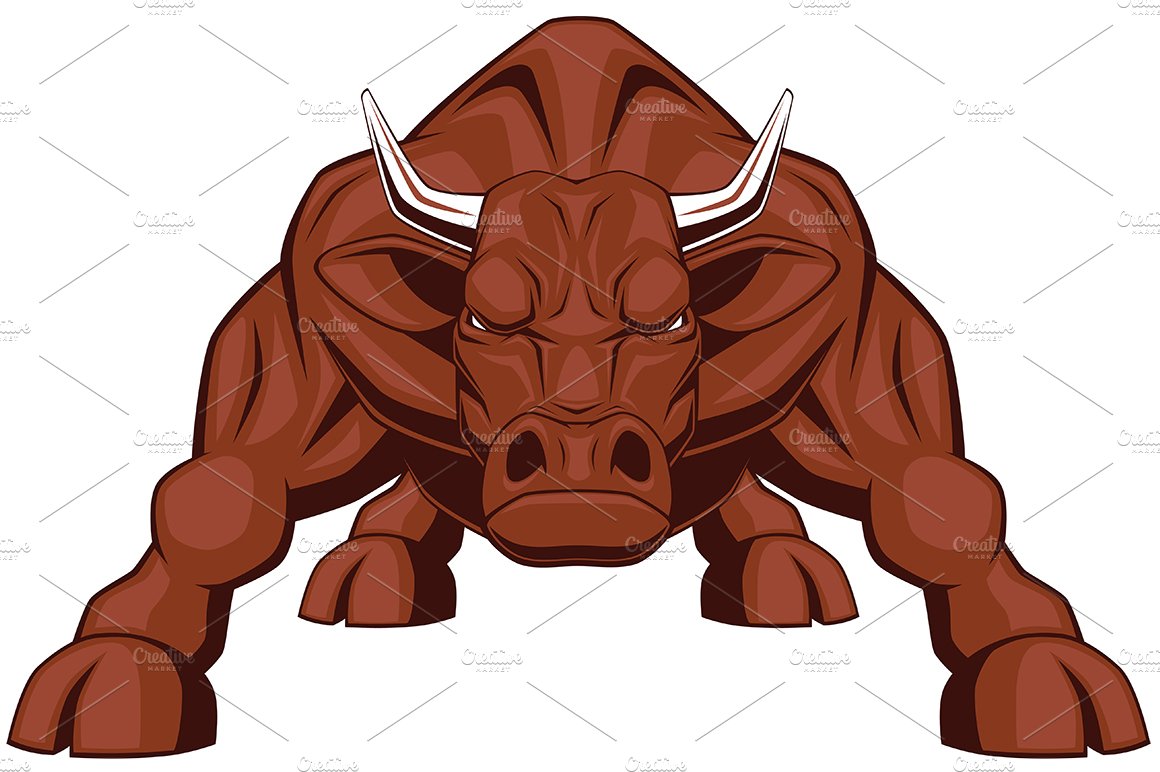 Ferocious bull preview image.