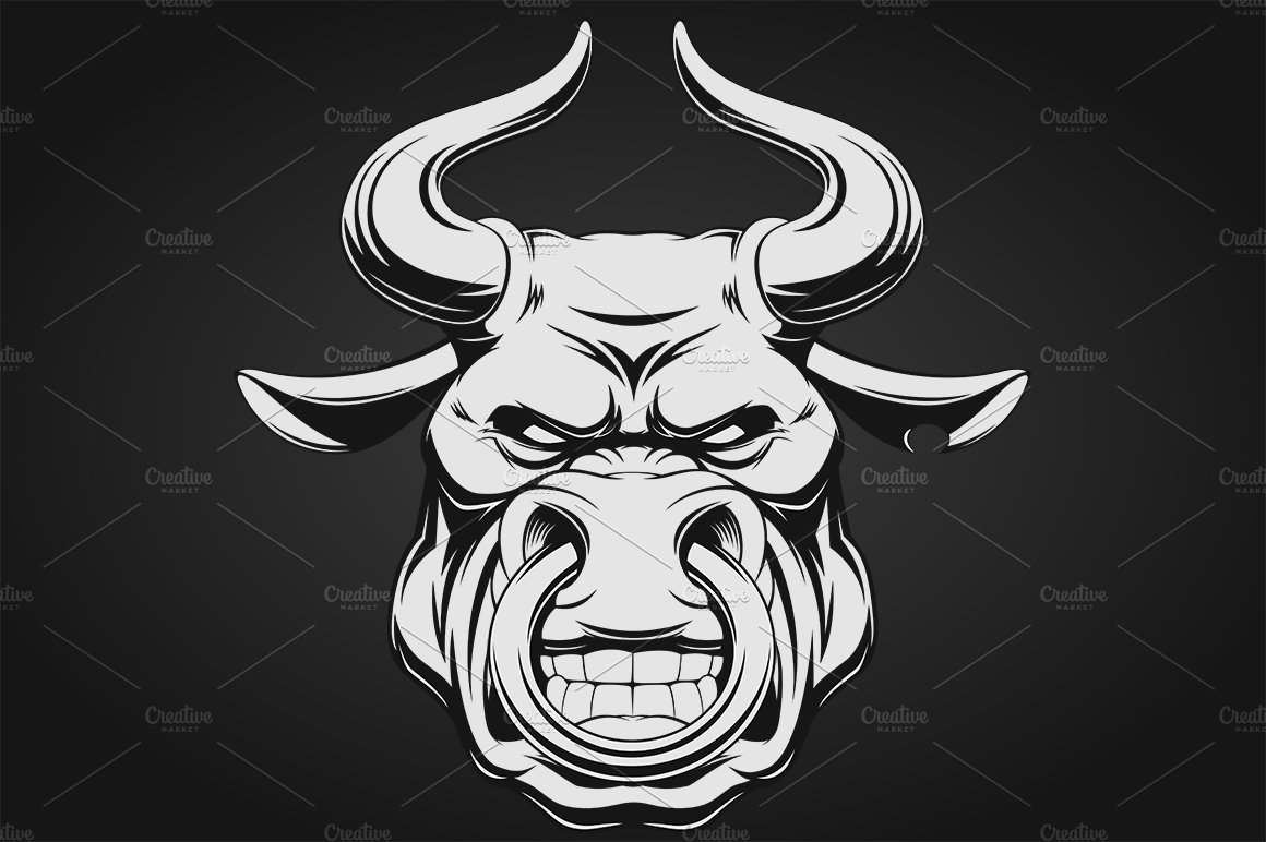 Ferocious bull preview image.
