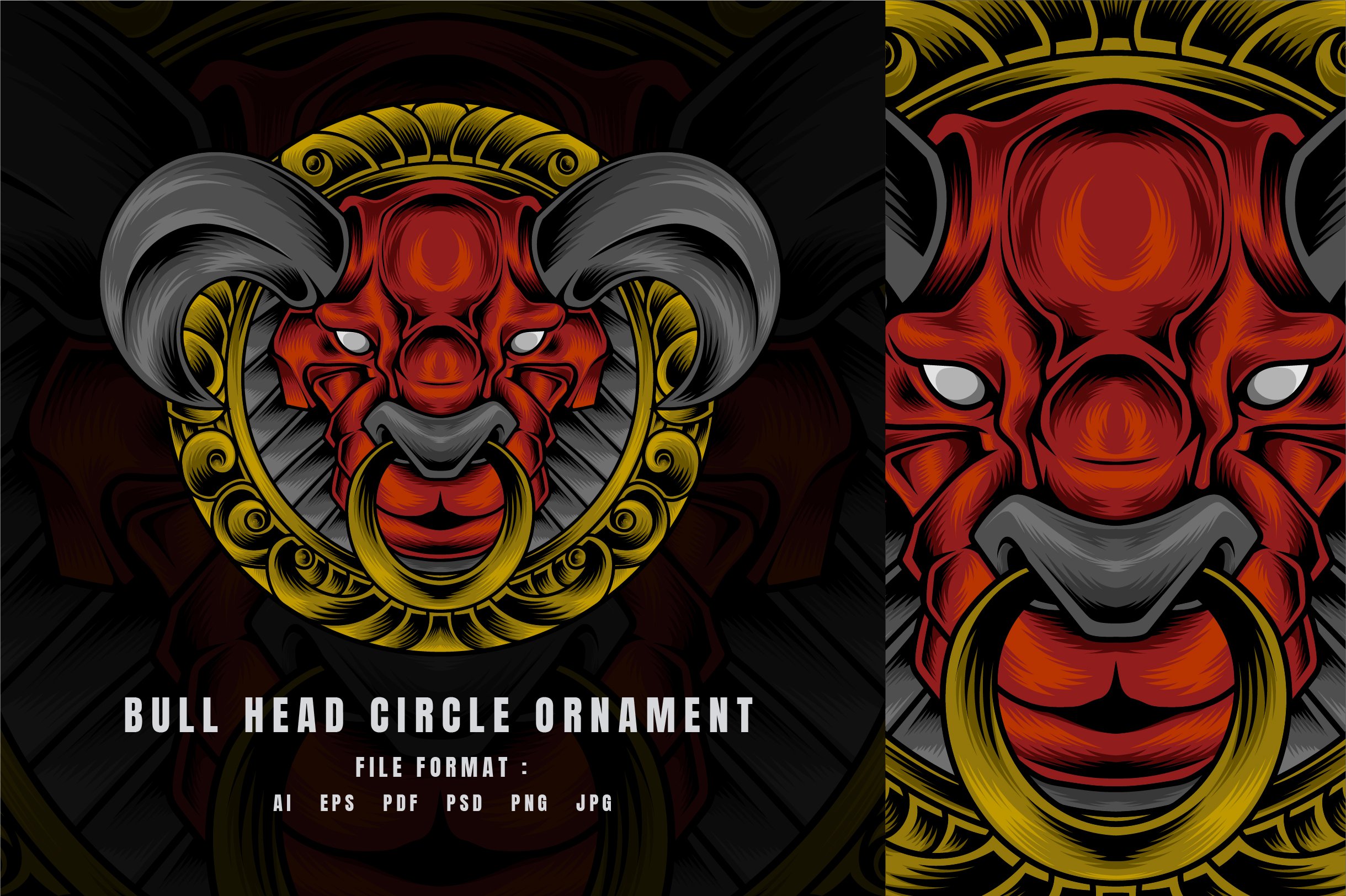 Bull Circle Ornament cover image.