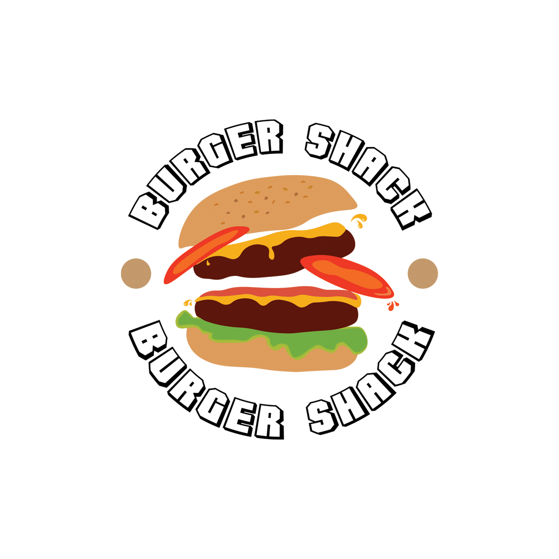 Burger Shack (Burger Shop) Logo preview image.
