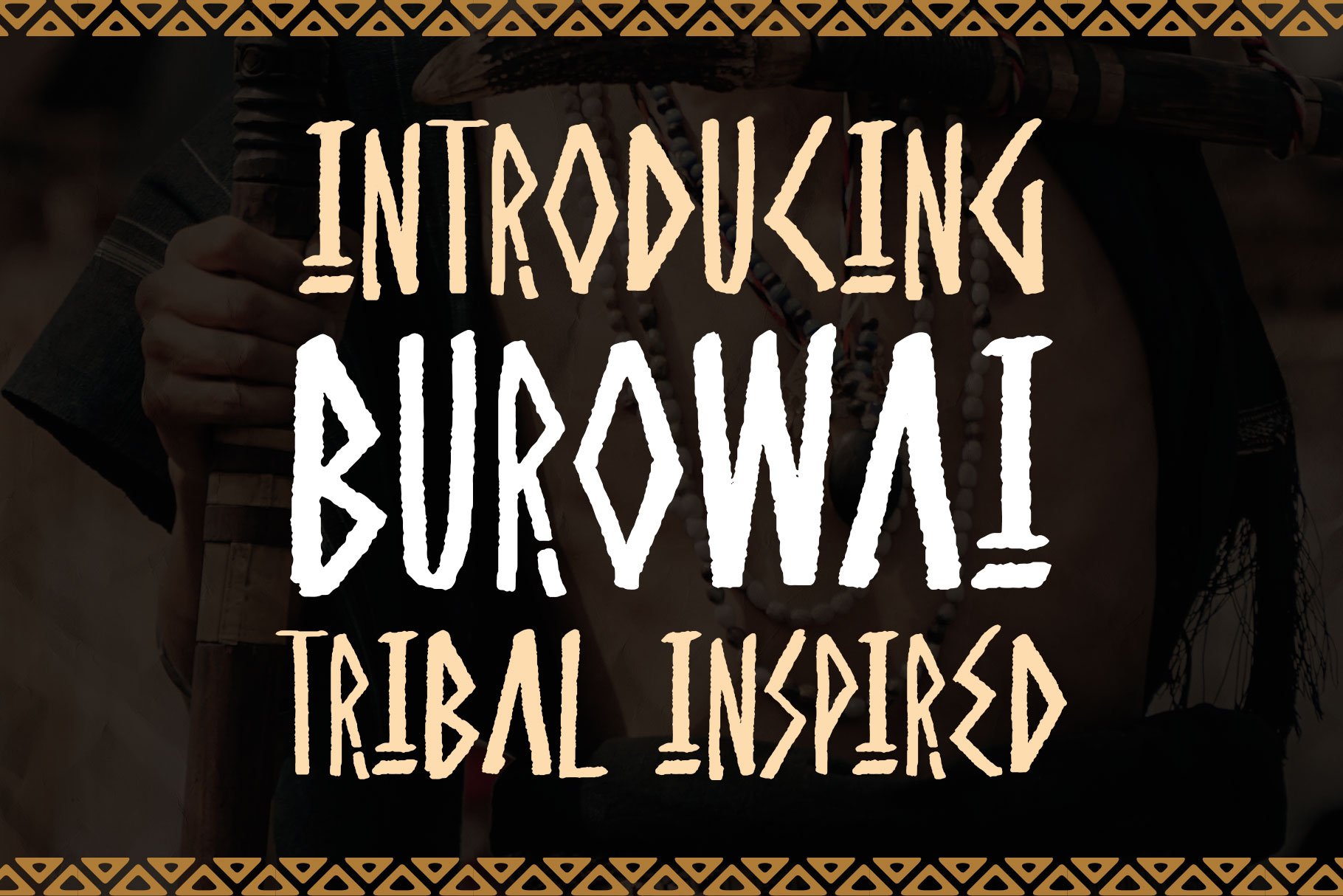 Burowai - Tribal Font cover image.