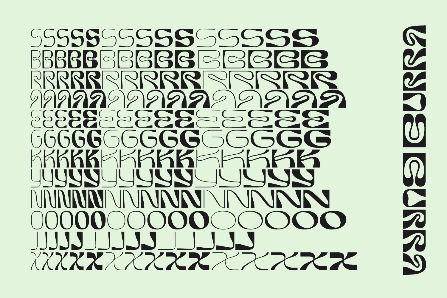 burra psychedelic font 6 962