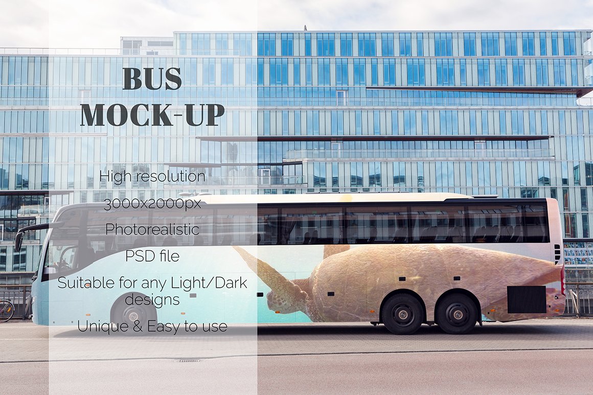 Bus Mock-up preview image.