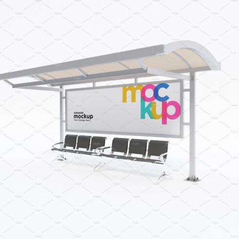 Bus Shelter Outdoor Advertising Sign cover image.