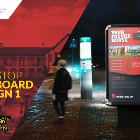 Bus Stop Billboard Design 1 cover image.