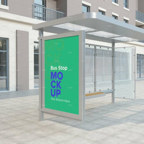 Bus Shelter Outdoor Advertising Sign cover image.